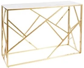 ΚΟΝΣΟΛΑ ESCADA C II ΜΑΡΜΑΡΟ ΕΦΕ ΛΕΥΚΟ / ΧΡΥΣΟ 120X40 DIOMMI ESCADACMAZL DIOMMI-80-1878