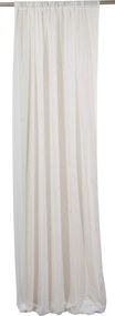 Κουρτίνα με Τρέσα 140x270 Κονφετί Λευκό Viopros