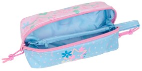 Κασετίνα BlackFit8 Smile Ροζ Ανοιχτό Μπλε 20 x 8 x 8 cm