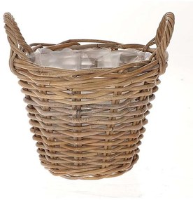 Καλάθι Με Νάιλον 012.622400048 Φ30x23cm Ψάθινο Natural Ψάθα