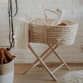 Καλαθούνα Χειροποίητη Moses Basket  Natural  Happy Moses