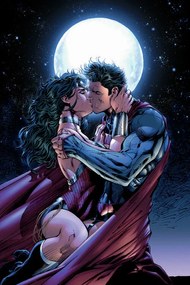 Εικονογράφηση Superman and Wonder Woman - Lovers