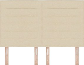 vidaXL Κεφαλάρι Κρεμ 144 cm ύφασμα