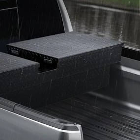 VEVOR Crossover Tool Box 70x20x13 In Heavy Duty Aluminum Toolbox for Truck Bed