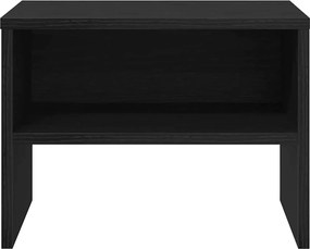 vidaXL Κομοδίνο Μαύρη δρυς 40 x 40 x 30 cm Επεξεργασμένο ξύλο