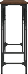 vidaXL Τραπέζι Κονσόλα Καφέ Δρυς 180x29x75 εκ. Επεξεργασμένο Ξύλο