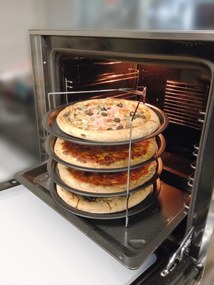 Σετ 4τεμ. Αντικολλητικά Ταψιά Φ28,5cm με Βάση PIZZA 736508 - FISKO