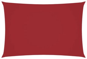 vidaXL Πανί Σκίασης Ορθογώνιο Κόκκινο 2,5 x 4,5 μ. από Ύφασμα Oxford