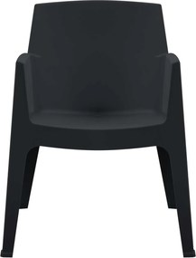 ΠΟΛΥΘΡΟΝΑ ΠΟΛΥΠΡΟΠΥΛΕΝΙΟΥ SLEEK HM6370.02 ΜΑΥΡΗ 57x56x82,5Υεκ.