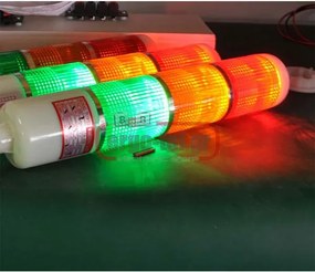 ΦΑΡΟΣ ΠΥΡΓΟΣ LAT-505 3 ΧΡΩΜΑΤΩΝ LED 12VDC 360mm ΜΕ ΒΑΣΗ ΕΠΙΤΟΙΧΗ &amp; ΕΠΙΔΑΠΕΔΙΑ