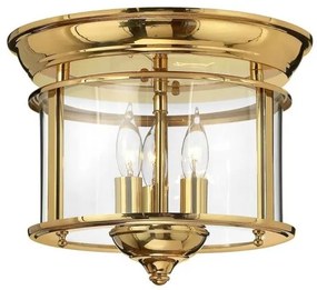 Πλαφονιέρα Φωτιστικό Οροφής 3xE14 Gentry Elstead Lighting-HK-GENTRY-F-PB-Ορείχαλκος HK-GENTRY-F-PB