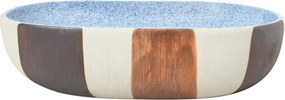 vidaXL Νιπτήρας Οβάλ Πολύχρωμος 59 x 40 x 14 εκ. Κεραμικός