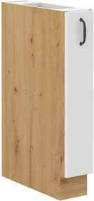 Επιδαπέδιο ντουλάπι με καλάθι Yvette 15 D-Λευκό