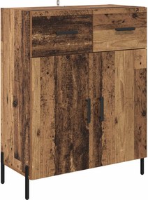 vidaXL Highboard 2 pcs Παλιό Ξύλο Επεξεργασμένο ξύλο