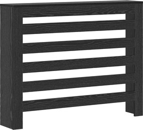 vidaXL Καπάκι Καλοριφέρ Μαύρη Δρυς 104 x 20 x 82 cm Επεξεργασμένο Ξύλο