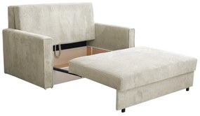 Καναπές κρεβάτι Columbus 189, Αριθμός θέσεων: 2, Αποθηκευτικός χώρος, 85x133x98cm, 57 kg, Πόδια: Μέταλλο | Epipla1.gr