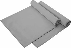 vidaXL Αθλητικές Πετσέτες 2 pcs Σκούρο γκρι 140 x 70 εκ
