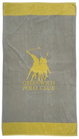 3889 ΠΕΤΣΕΤΑ ΘΑΛΑΣΣΗΣ 90Χ170 GREENWICH POLO CLUB ΓΚΡΙ-ΚΙΤΡΙΝΟ