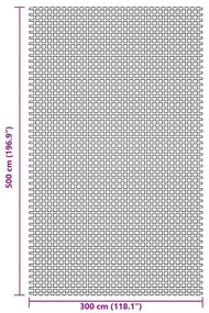 Χαλί Σκηνής Ανθρακί 5x3 μ.