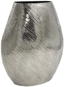 Βάζο 941-124-046 25x13x31cm Silver Μέταλλο
