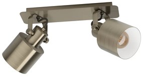 Φωτιστικό Σποτ Eglo 43818 SOUTHERY Λευκό (White)|Χρυσό Χρώμα (Gold Coloured)