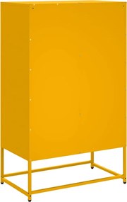 vidaXL Ντουλάπι Μουσταρδί 68x39x111,5 εκ. από Ατσάλι