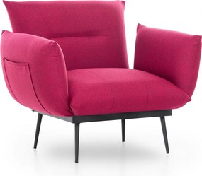 Πολυθρόνα Σκούρο Κόκκινο JAX SOLO 80x90x95