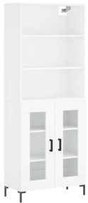 vidaXL Ντουλάπι Λευκό 69,5x34x180 εκ. από Επεξεργασμένο Ξύλο