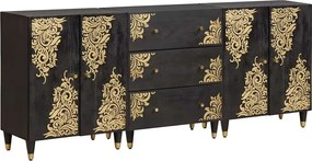 vidaXL Σετ Ντουλαπιών Μπάνιου 3 τμχ. 180 x 33 x 75 εκ.
