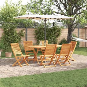 vidaXL Σετ Εξωτερικής Διατροφής 7 pcs Ξύλινος Large Στερεό Ξύλο