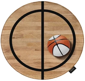 Χαλί Παιδικό Softy Hoop Round Grey Saint Clair 100X100cm Round