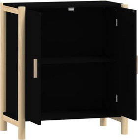 vidaXL Ντουλάπι Μαύρο 62 x 38 x 70 εκ. από Επεξεργασμένο Ξύλο