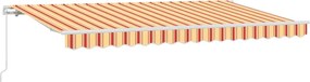 vidaXL Σκηνίτσα Αναδιπλούμενη Κίτρινο 400 x 200 cm ύφασμα