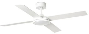 Ανεμιστήρας Οροφής Saint 34265 24W 2700 - 4350 - 6000K 1300lm D132cm White Faro Barcelona