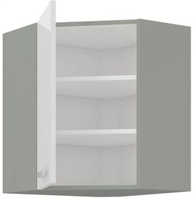 Επίτοιχο γωνιακό ντουλάπι Ingrid 60x60-Leuko