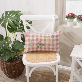 Μαξιλαροθήκη Διακοσμητική Parrillia 06 Pink Teoran 30X50 Cotton-Polyester