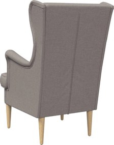 vidaXL Πολυθρόνα Taupe ύφασμα