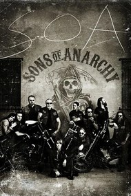 Αφίσα Sons of Anarchy - Vintage, (61 x 91.5 cm)