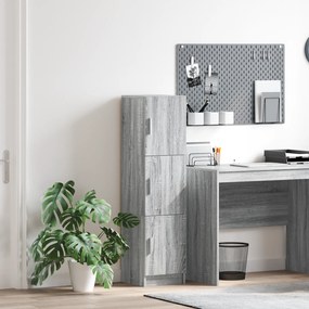vidaXL Γκρι μπουφές Γκρι Sonoma Επεξεργασμένο ξύλο Κανονικό Γκρι μπουφές