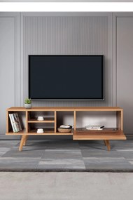Έπιπλο Τηλεόρασης Καρυδί DABIDUL 130x35x18