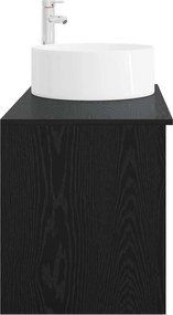 vidaXL Σετ Επίπλων Μπάνιου 2 pcs Μαύρη Δρυς Επεξεργασμένο Ξύλο