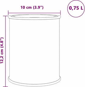 vidaXL Βαφή επίπλων Γκρι 0,75 L Εκτύπωση τοίχου