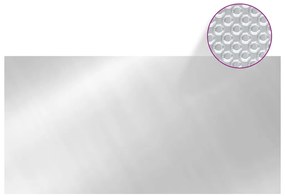 vidaXL Κάλυμμα Πισίνας Ασημί 549 x 274 εκ. από Πολυαιθυλένιο