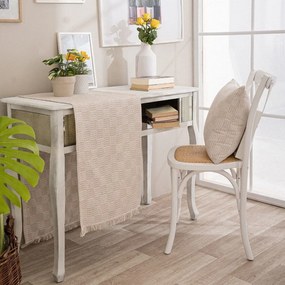 Τραβέρσα Teramo 01 Ecru Teoran 45X180 Cotton-Polyester