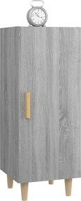 vidaXL Ντουλάπι Γκρι Sonoma 34,5x34x90 εκ. από Επεξεργασμένο Ξύλο