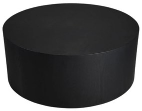 TUBE COFFEE TABLE ΜΑΥΡΟ 100x100xH41cm - 04-1104