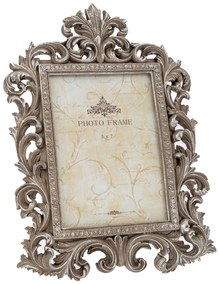 Κορνίζα Polyresin Σκαλιστή Ασημί 22,5x2x30εκ. iliadis 89739