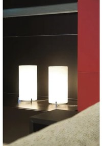Επιτραπέζιο Φωτιστικό 1xE27 Χειροποίητο Dimmer Οπάλ Γυαλί CPL Small T1 Prandina-1094000110201-Νίκελ Ματ 1094000110201