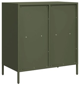 vidaXL Ντουλάπι Λαδί 68x39x73,5 εκ. από Χάλυβα Ψυχρής Έλασης