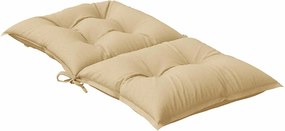 VidaXL Μαξιλάρια Καρέκλας με Πλάτη 2 τεμ. Μπεζ 100x50x7εκ. Ύφασμα